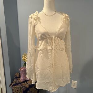 white stone cold fox dress